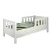 Mini Cama e Moldura de Parede Casa Poly Madeira e Branco