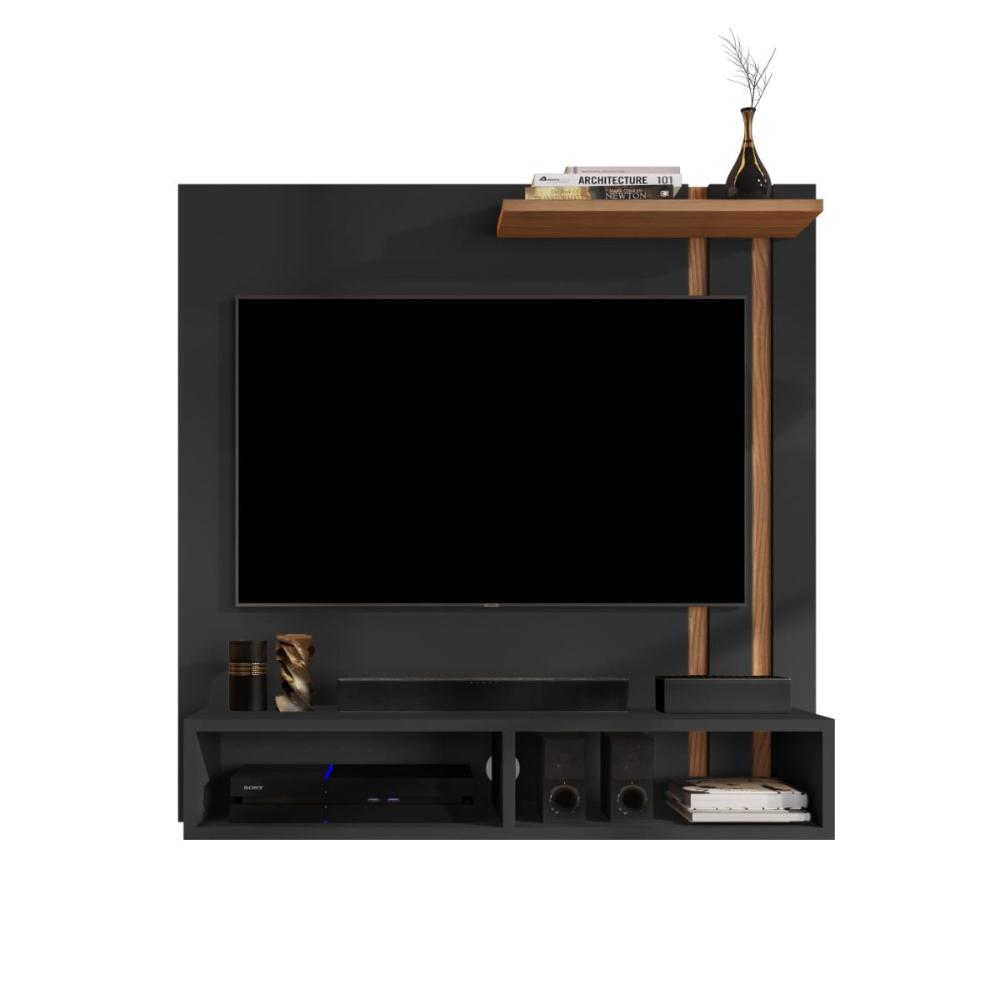 Painel  Para TV 32 Polegadas Porlezza Preto Cinamomo 