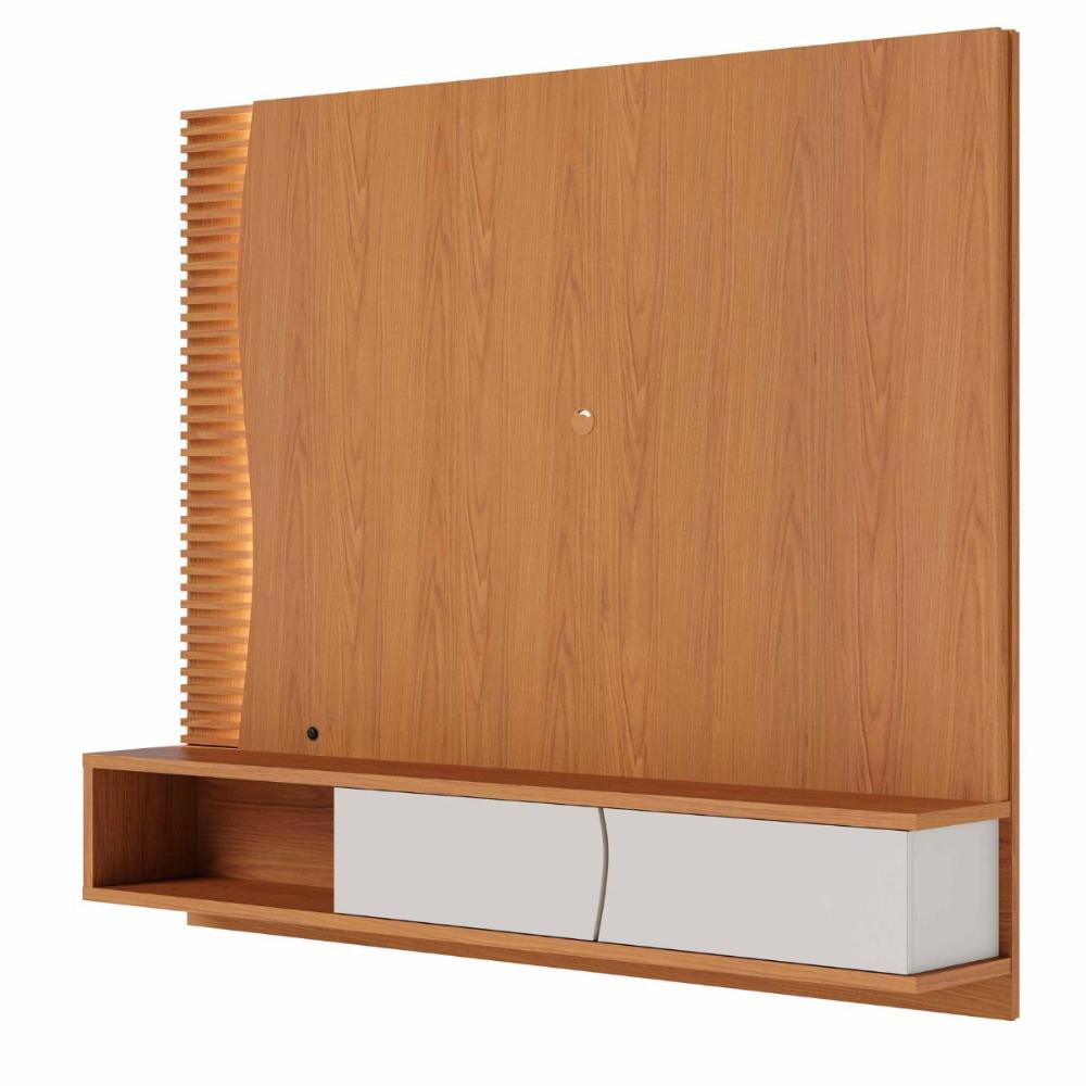 Painel Para TV 65 Polegadas Canoas Off White Freijo