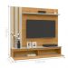 Painel TV 50 Polegadas 2 Gavetas Bahia Cinamomo Off White  