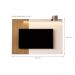 Painel para TV 70 Polegadas Olivia Off White Elmo