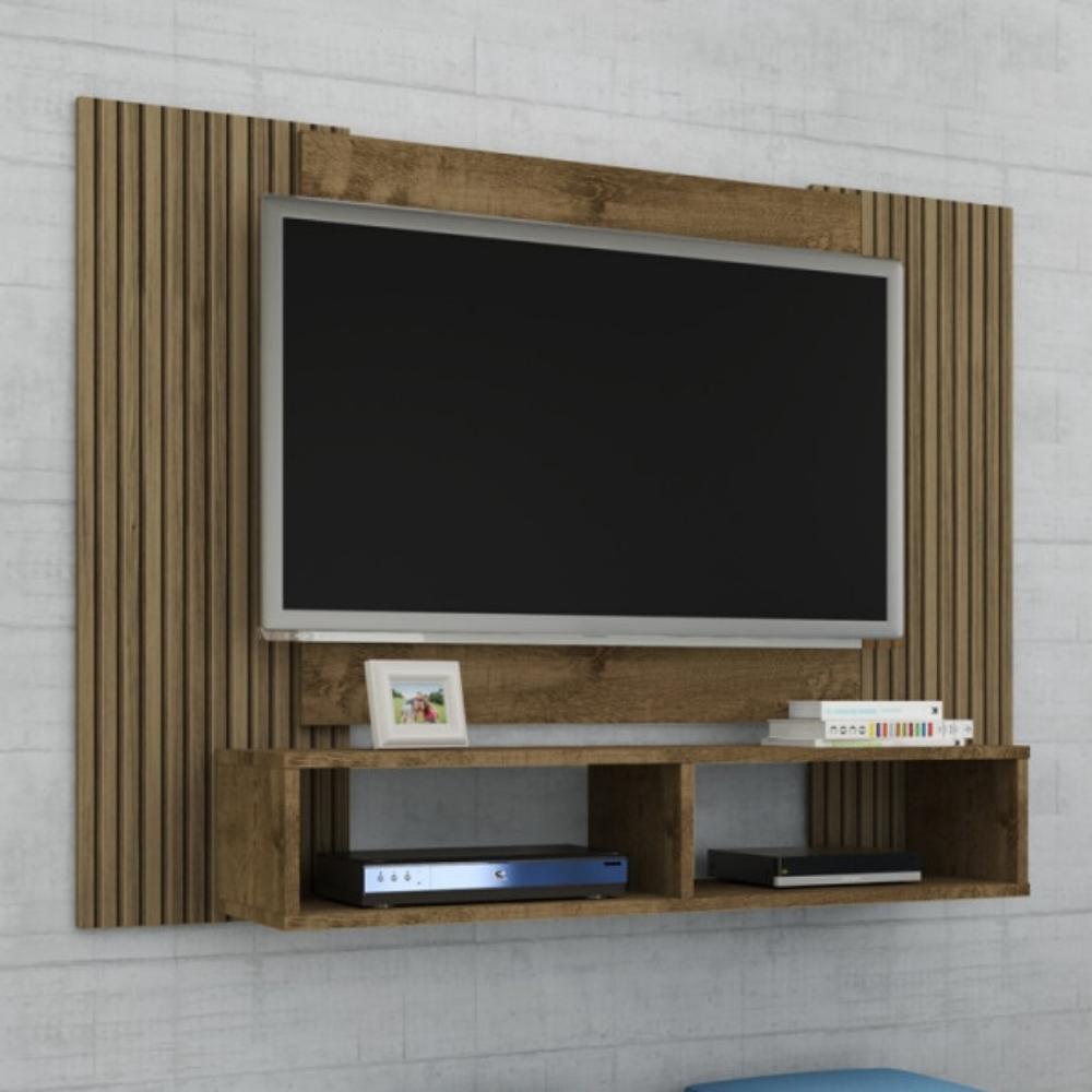 Painel para TV Tate Madeira Ripado