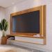 Painel sala Suspenso Lazio Freijo Off White Matte