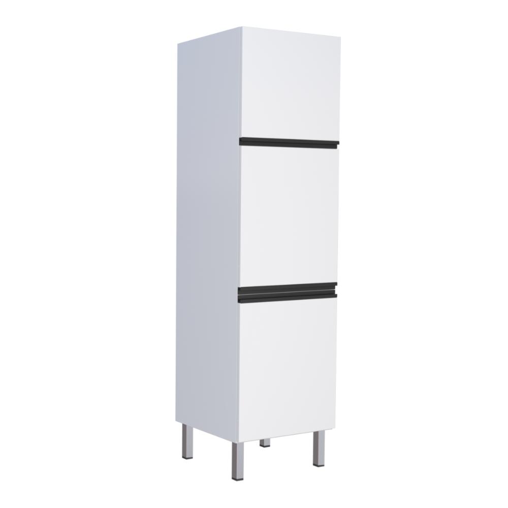 Paneleiro 3 Portas para Cozinha Beruri Branco