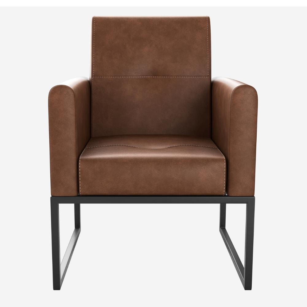 Poltrona 1 Lugar Decorativa Erick Courino Montana Whisky