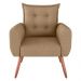 Poltrona Decorativa Alison Linho Areia