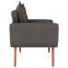 Poltrona Decorativa Alison Linho Chumbo