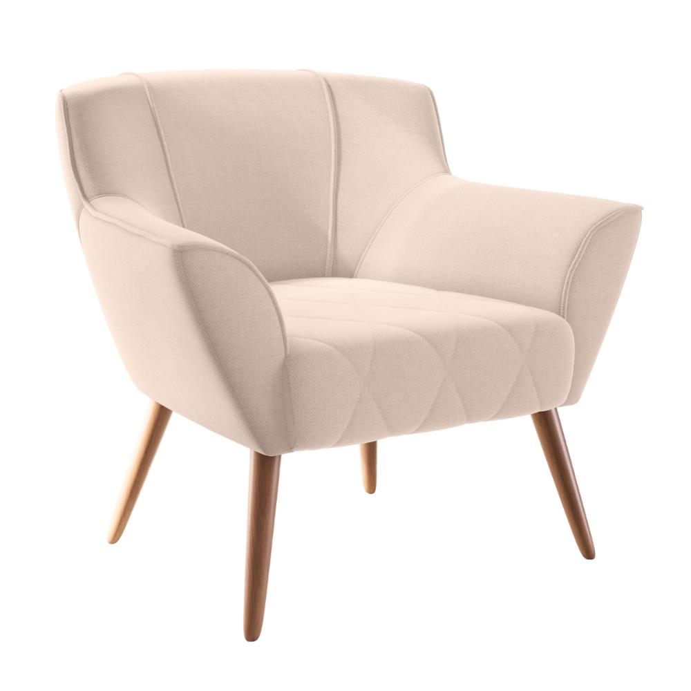 Poltrona Decorativa Balneária Linha Bege