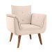 Poltrona Decorativa Japeri Linha Bege