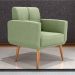 Poltrona Decorativa para Sala Lages Boucle Oliva