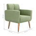 Poltrona Decorativa para Sala Lages Boucle Oliva