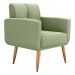 Poltrona Decorativa para Sala Lages Boucle Oliva
