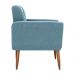 Poltrona Decorativa para Sala Lilian Boucle Azul