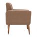 Poltrona Decorativa para Sala Lilian Boucle Marrom
