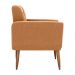 Poltrona Decorativa para Sala Lilian Boucle Mostarda