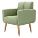 Poltrona Decorativa para Sala Lilian Boucle Oliva