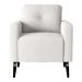 Poltrona Decorativa para Sala Luis Boucle Bege