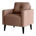 Poltrona Decorativa para Sala Luis Boucle Marrom