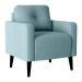 Poltrona Decorativa para Sala Viena Boucle Azul