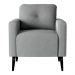 Poltrona Decorativa para Sala Viena Boucle Cinza