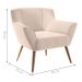 Poltrona de Sala para Decoração Italva Linha Bege