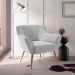 Poltrona de Sala para Decoração Italva Linha Cinza