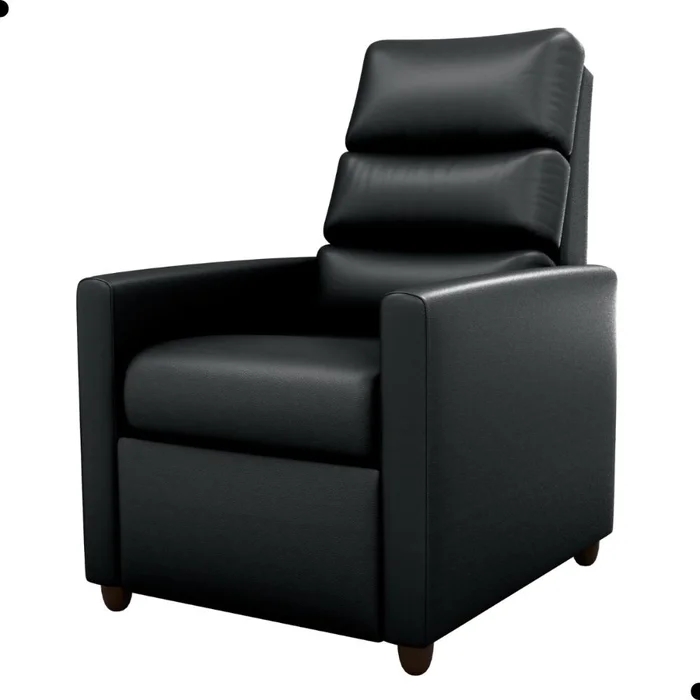 Poltrona do Papai Reclinável Maia Sintetico Preto