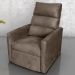 Poltrona do Papai Reclinável Maia Suede Marrom