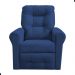 Poltrona para Descanso Reclinável Lima Suede Azul