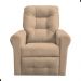 Poltrona para Descanso Reclinável Lima Suede Bege