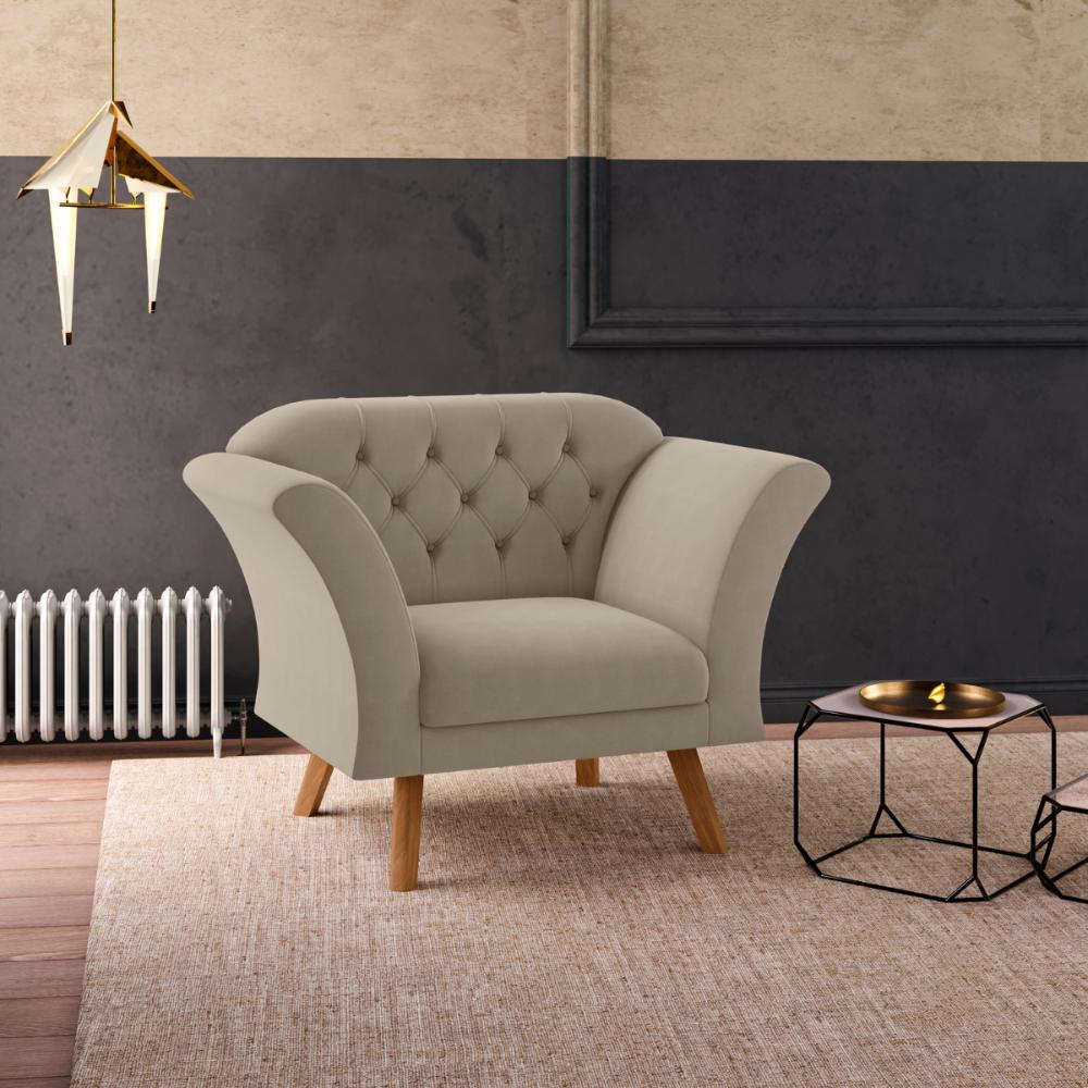 Poltrona para Sala de Recepção Moreira Inca Castor