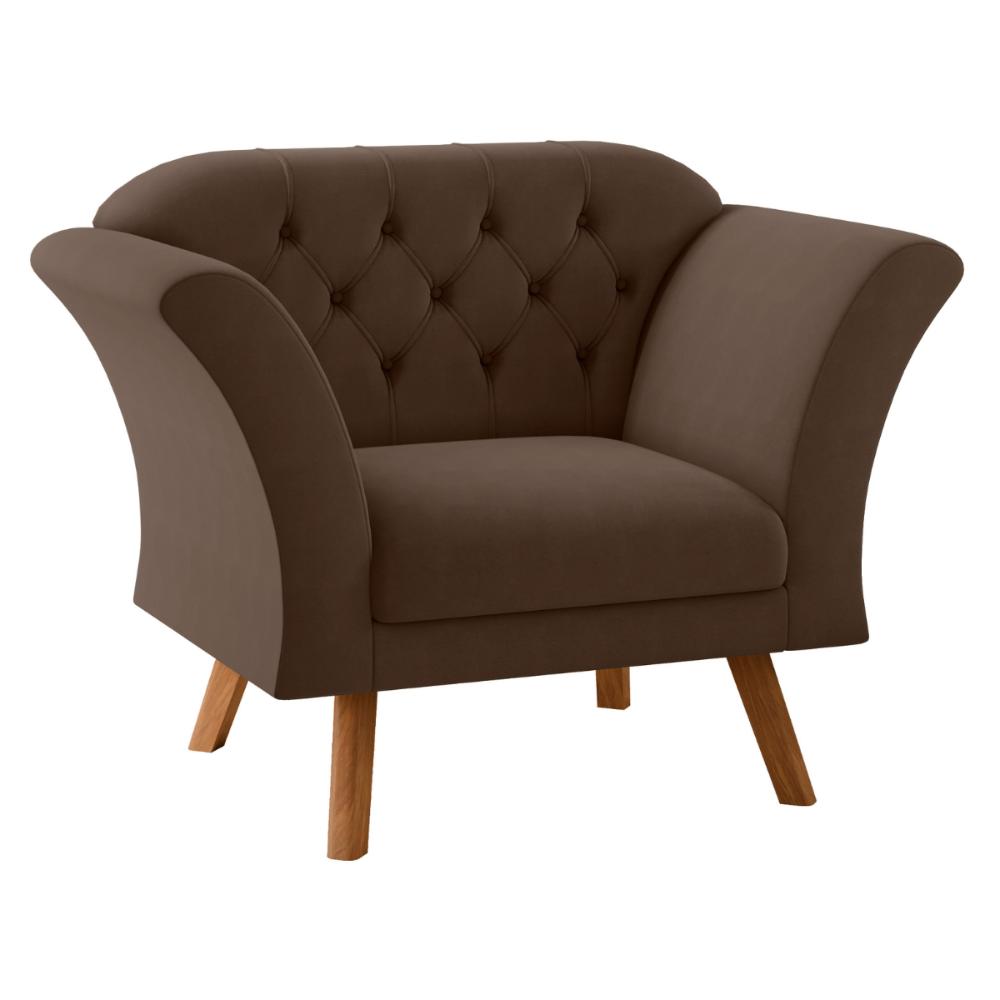 Poltrona para Sala de Recepção Moreira Inca Marrom