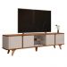 Rack 4 Portas para TVs de 60 Polegadas Ripley Cedro Off White