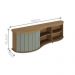 Rack Sirius Carvalho/Menta