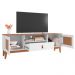 Rack com 1 Gaveta para TVs 60 Polegadas Chester Branco Noce