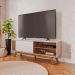 Rack de sala Jima Off White Matte Freijo