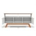 Rack para TV com 3 Nichos Manchester Branco Nature