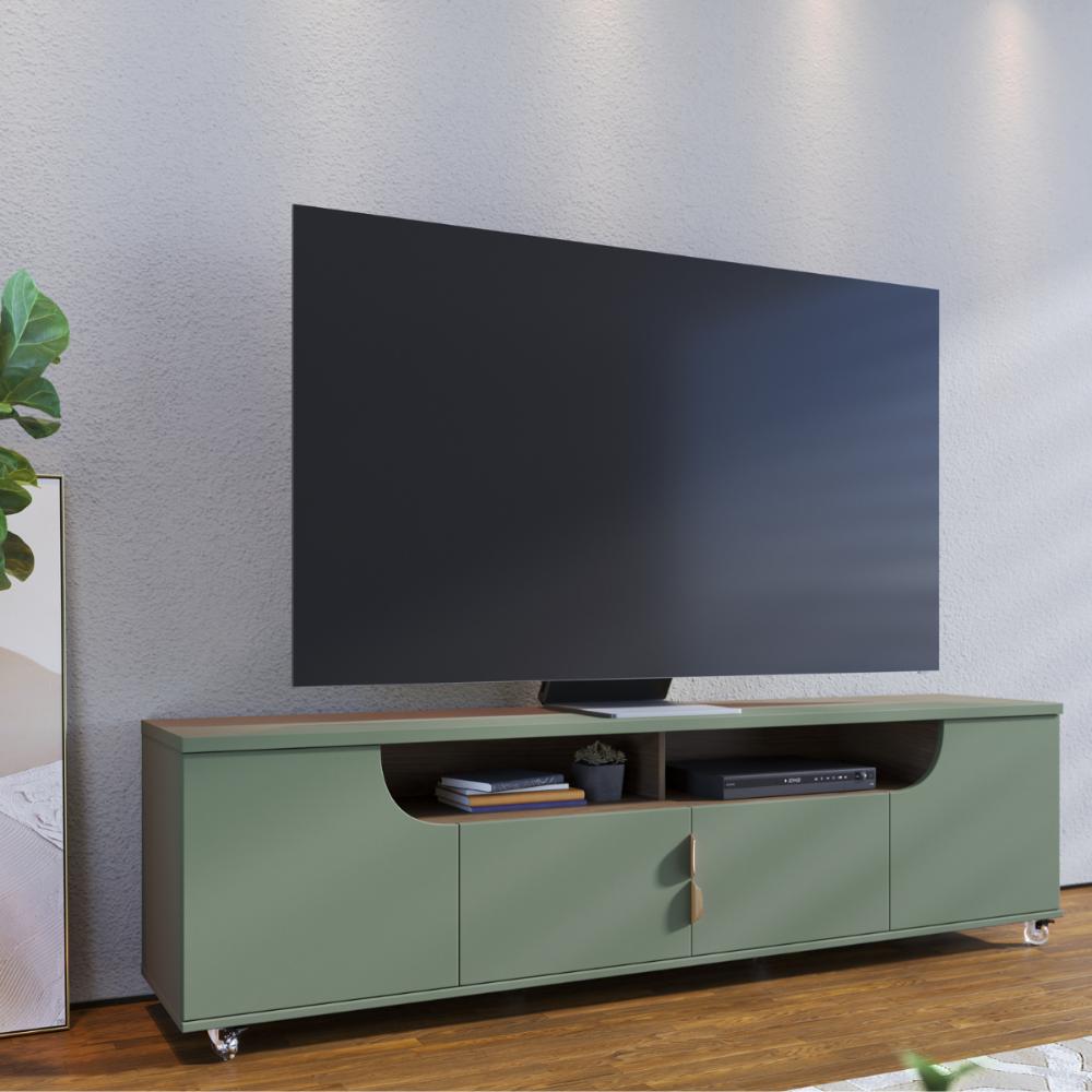 Rack para TVs 75 Polegadas Malásia Hortela Amendoa
