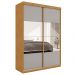 Roupeiro 2 Portas com Espelho Juremal Naturalle Off White