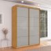 Roupeiro 2 Portas e 3 Gavetas Carolina Naturalle Off White