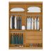 Roupeiro 2 Portas e 3 Gavetas Carolina Naturalle Off White