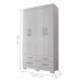 Roupeiro 4 Gavetas e 4 Portas Geleen Branco