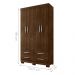 Roupeiro 4 Gavetas e 4 Portas Geleen Malbec