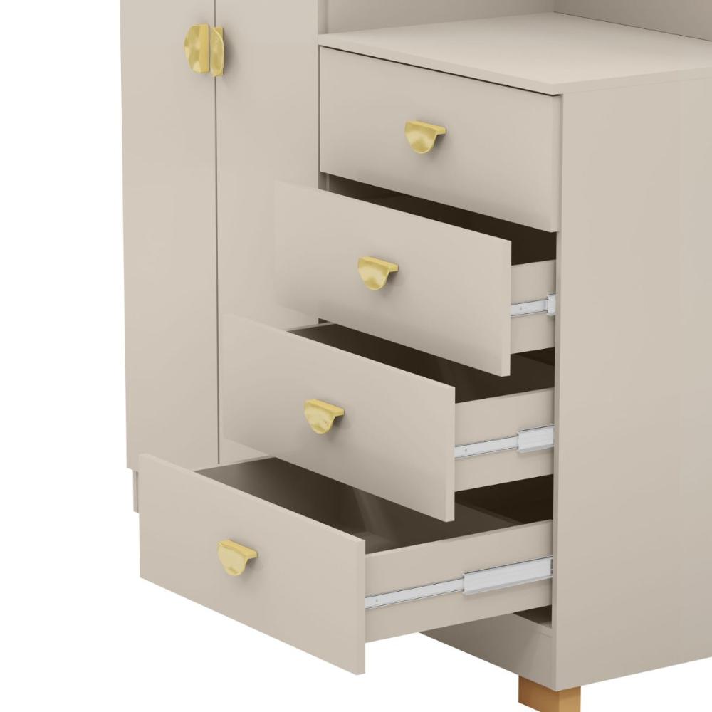 Roupeiro Cômoda 2 Portas Equador Fendi