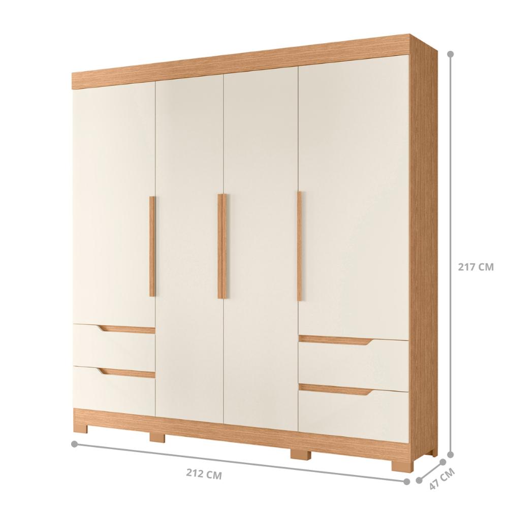 Roupeiro Cristal Freijo Off White