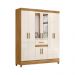 Roupeiro Streep Freijo Off White com Espelho