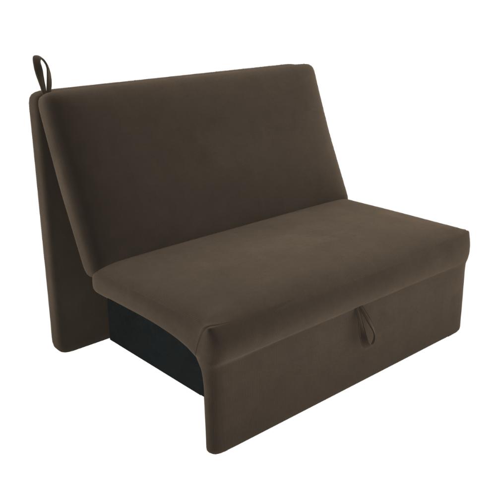Sofá Cama 2 Lugares Belize Suede Cappuccino