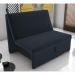 Sofá Cama 2 Lugares Belize Suede Petróleo 