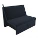 Sofá Cama 2 Lugares Belize Suede Petróleo 