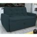 Sofá Cama 2 Lugares Bray Suede Petróleo 